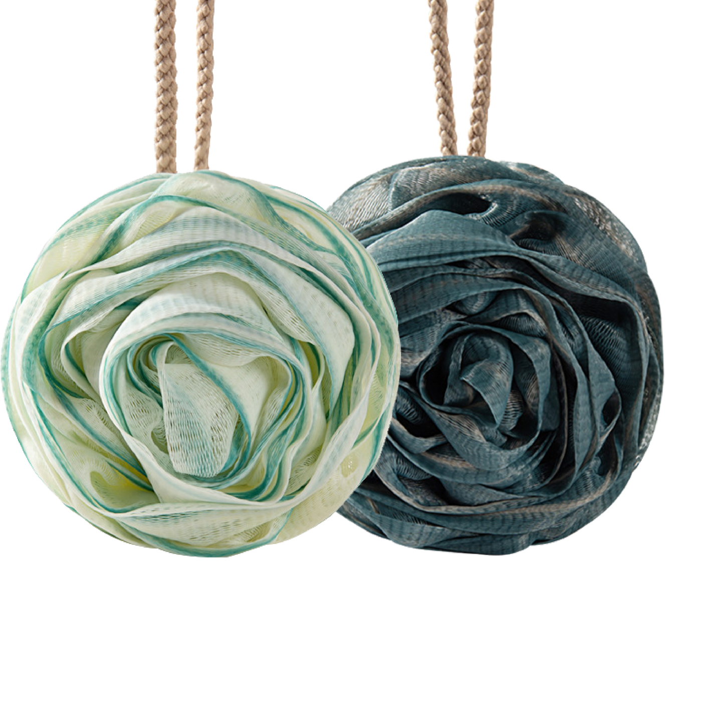 Luxurious Rose Bath Ball - Super Soft & High-End Scrubbing