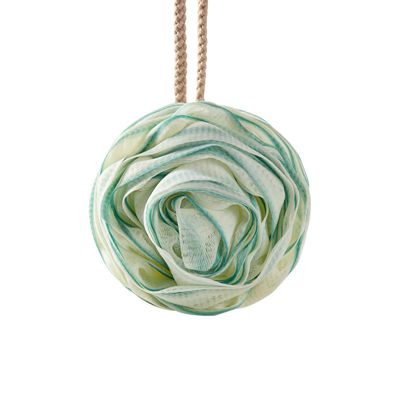 Luxurious Rose Bath Ball - Super Soft & High-End Scrubbing