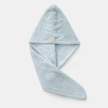 Thickened Super Absorbent Coral Fleece Hair Towel Cap